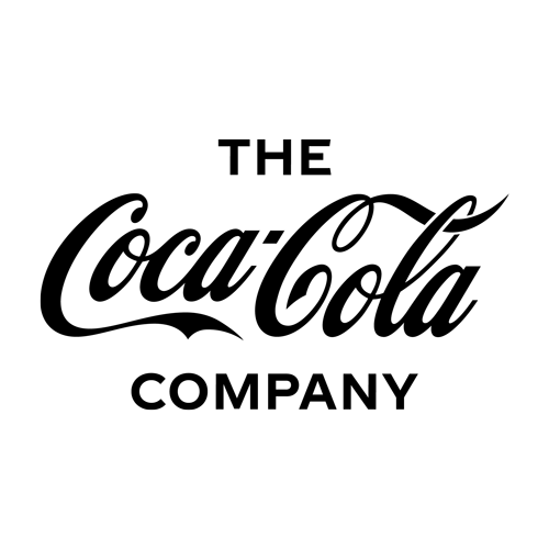 Coca-Cola company black identifier wordmark